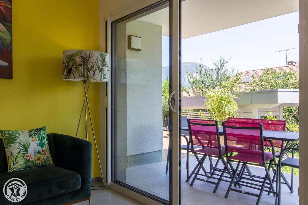 L'Appartement Jardin Avec Vue Montagnes Sévrier Екстериор снимка