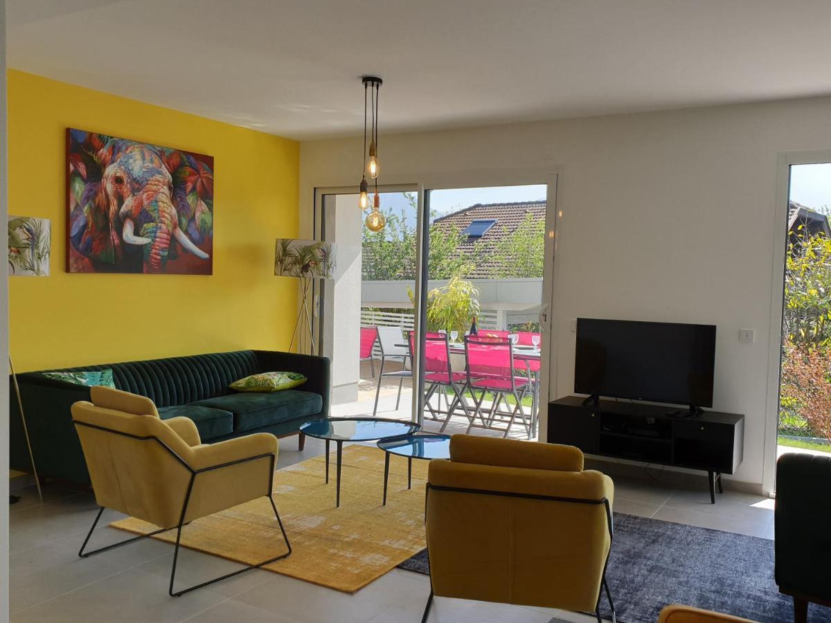 L'Appartement Jardin Avec Vue Montagnes Sévrier Екстериор снимка