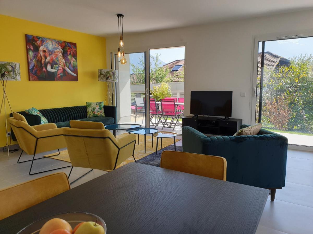 L'Appartement Jardin Avec Vue Montagnes Sévrier Екстериор снимка