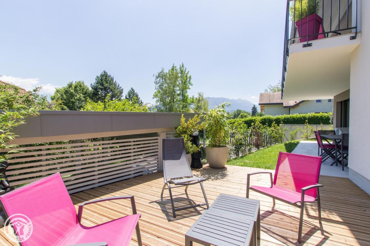 L'Appartement Jardin Avec Vue Montagnes Sévrier Екстериор снимка