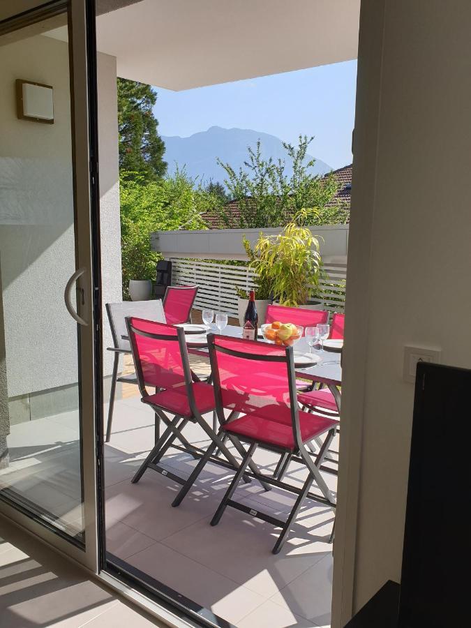 L'Appartement Jardin Avec Vue Montagnes Sévrier Екстериор снимка