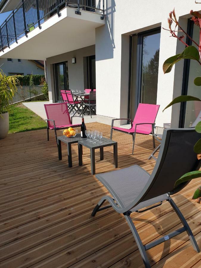 L'Appartement Jardin Avec Vue Montagnes Sévrier Екстериор снимка